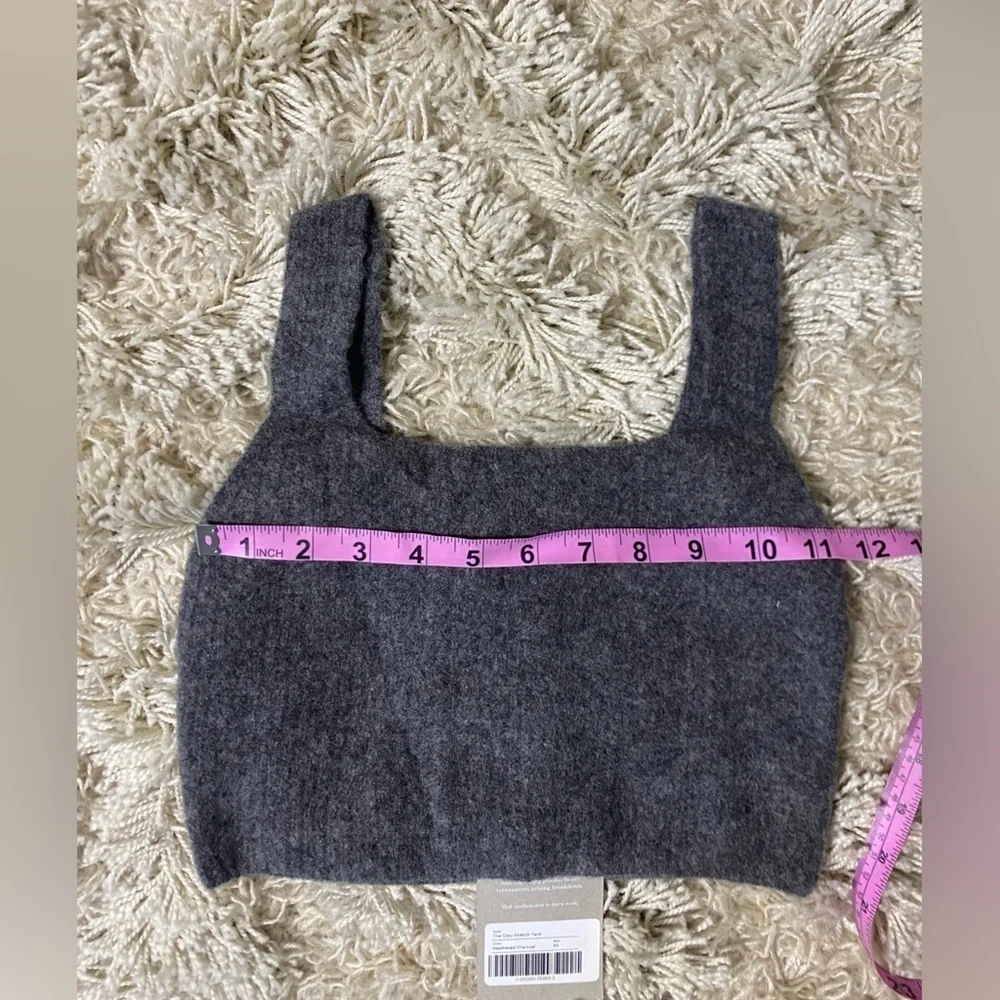 NWT Everlane The Cozy Stretch Tank Wool Alpaca Yak Blend Cropped Tank Top XS - Picture 14 of 14